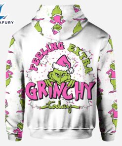 Feeling Extra Grinchy - Personalized Green Monster Christmas Hoodie and Leggings