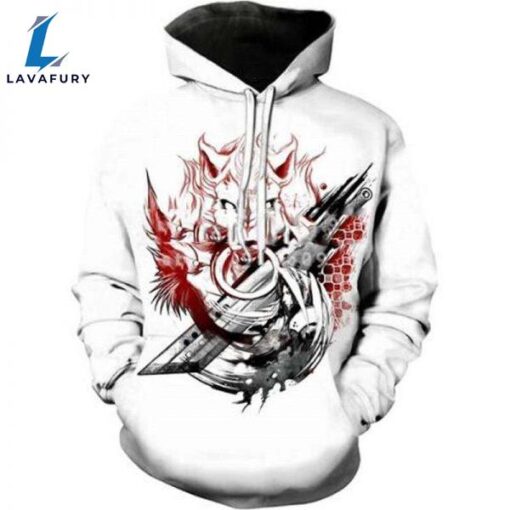 Final Fantasy Hoodies – Pullover Cool 3D Hoodie