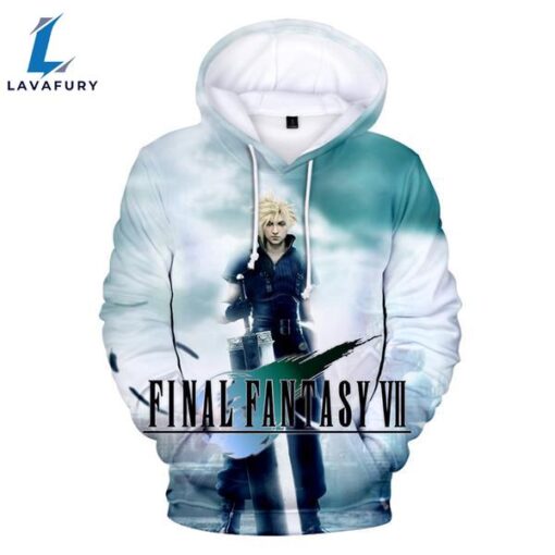 Final Fantasy Vii Unisex 3D Printed Squall Leonhart Hoodie Sweatshirt