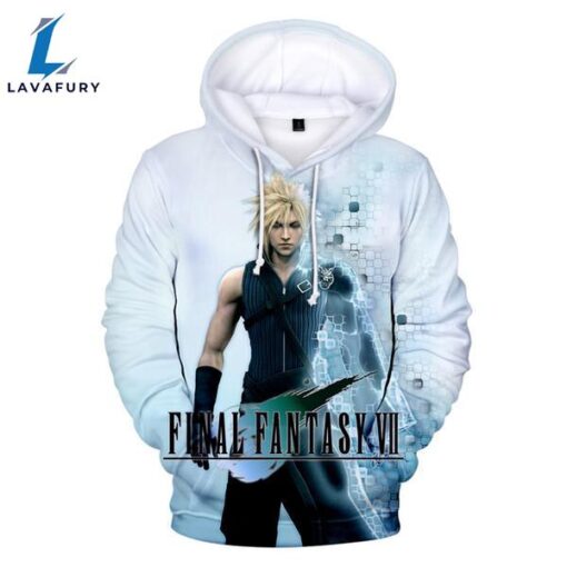 Final Fantasy Vii Unisex 3D Printed Squall Leonhart Hoodies