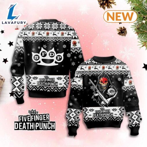 Fivefinger Death Punch Christmas Ugly Sweater