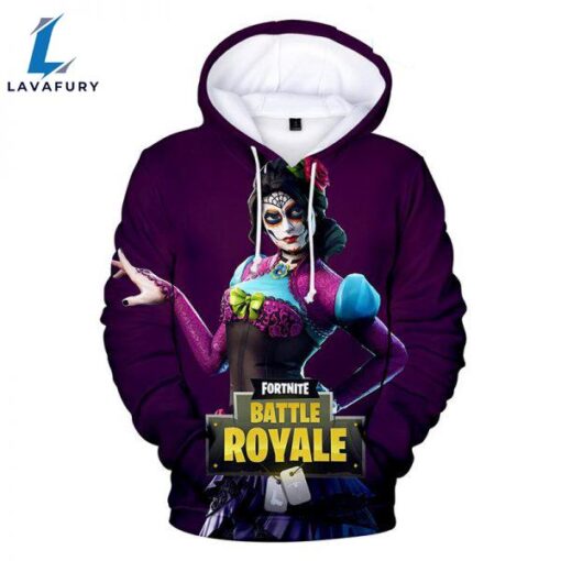 Fortnite Hoodies – Fortnite Season 7 New Hero Character Ghoul Trooper 3D Hoodie