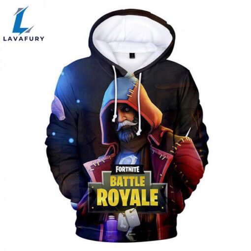 Fortnite Hoodies – Fortnite Season 7 New Hero Sgt.Winter 3D Hoodie