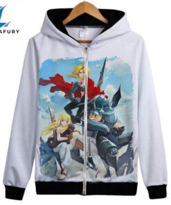 Fullmetal Alchemist Hoodies – Zip…