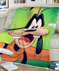 Funny Face Goofy Mickey Mouse Blanket