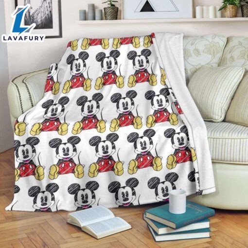 Funny Mickey Blanket