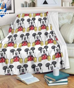 Funny Mickey Blanket