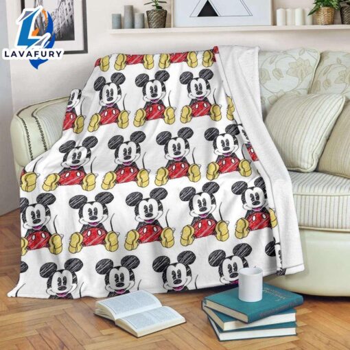 Funny Mickey Blanket