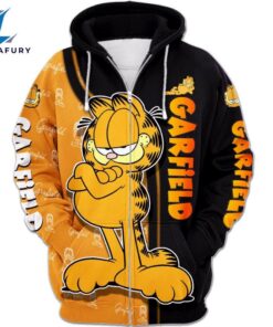 Garfield Character Hoodie And Leggings Set