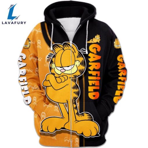 Garfield Character Hoodie And Leggings Set