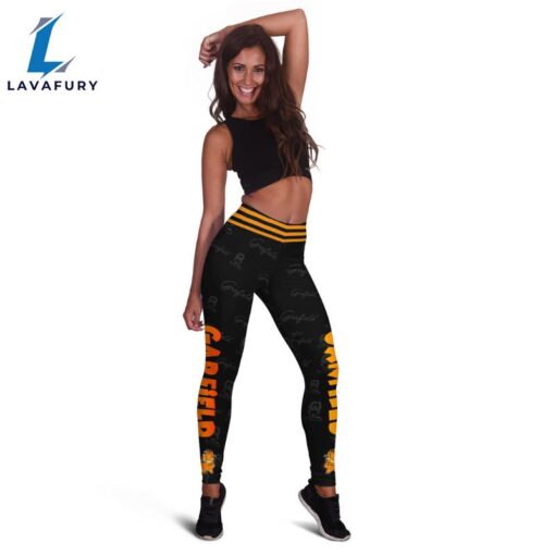 Garfield Character Hoodie And Leggings Set