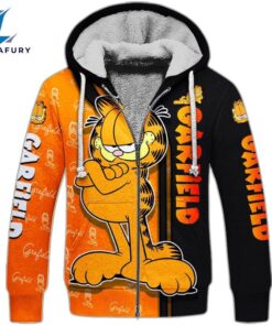 Garfield Character Hoodie And Leggings Set