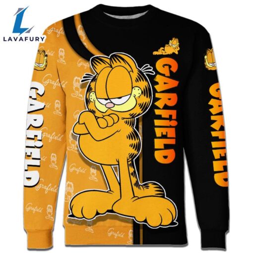 Garfield Character Hoodie And Leggings Set