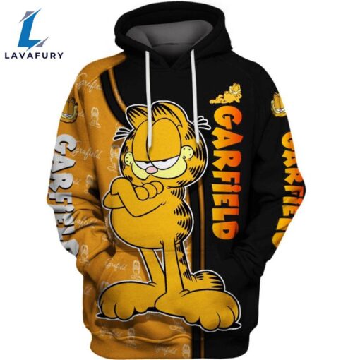 Garfield Character Hoodie And Leggings Set