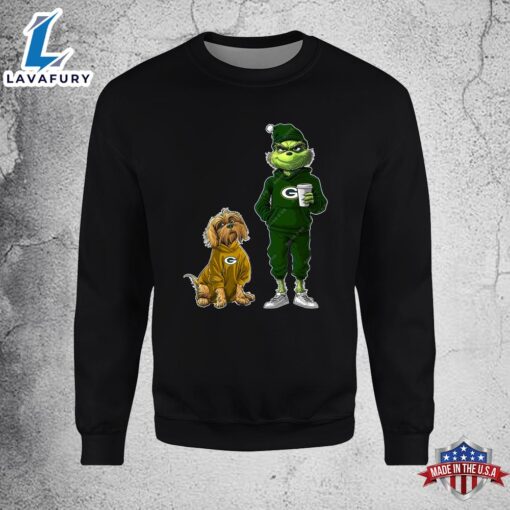 Green Bay Packers Grinch Christmas Football Sweatshirt