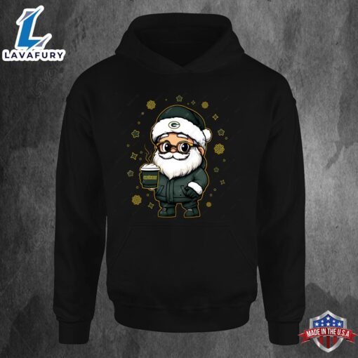 Green Bay Packers Santa Christmas Football Hoodie