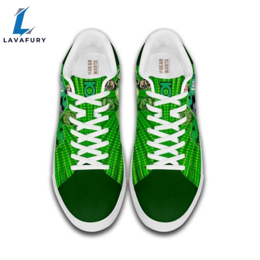 Green Lanturn Cartoon Stan Smith Shoes For Kid