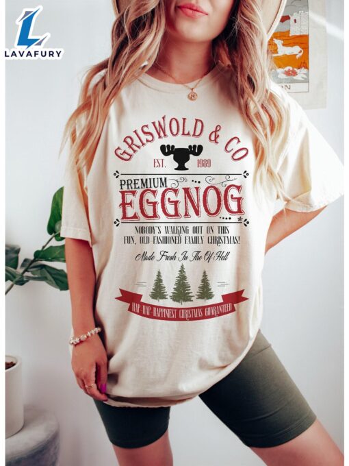 Griiswold Eggnog Retro Christmas Shirt