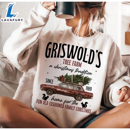 Griswold Christmas Tree Farm Christmas Movie Retro Shirt