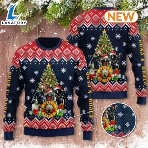 Guns N’ Roses Christmas Ugly Sweater