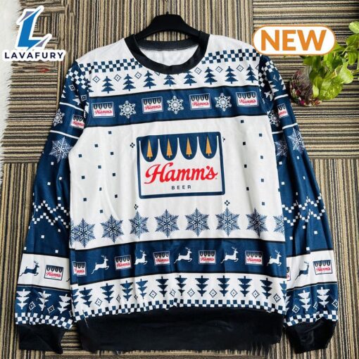 Hamm’s Logo Personalized Ugly Christmas Sweater