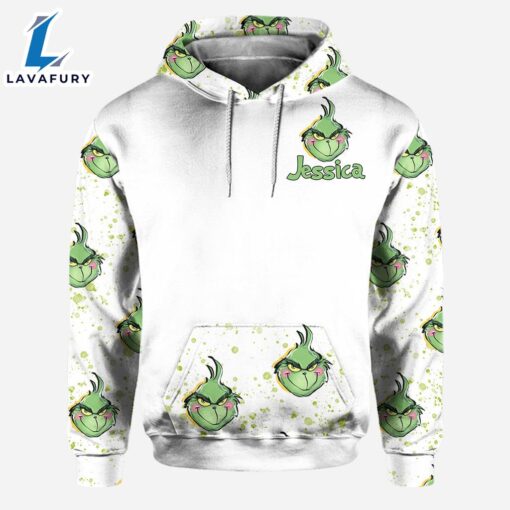 Happy Hallothanksmas – Personalized Grinch Christmas Hoodie and Leggings