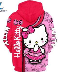 Hello Kitty Design Hoodie And Leggings Set