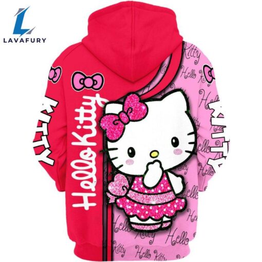 Hello Kitty Design Hoodie And Leggings Set