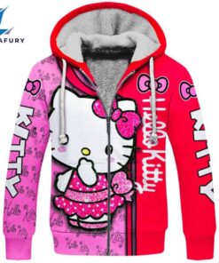 Hello Kitty Design Hoodie And Leggings Set