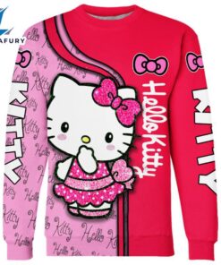 Hello Kitty Design Hoodie And Leggings Set