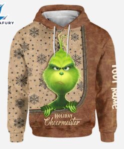 Holiday Cheermeister - Personalized Grinch Christmas Hoodie and Leggings