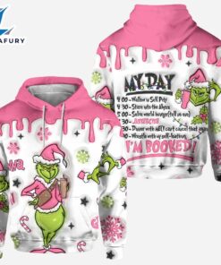 I'm Booked - Personalized Grinch Christmas Hoodie and Leggings