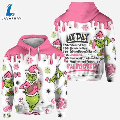 I’m Booked – Personalized Grinch Christmas Hoodie and Leggings