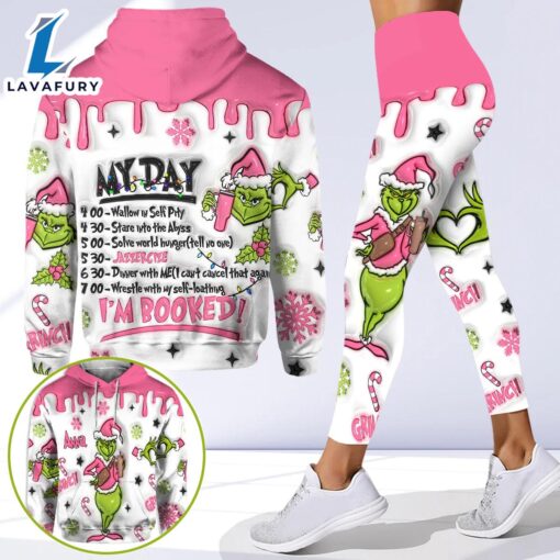 I’m Booked – Personalized Grinch Christmas Hoodie and Leggings