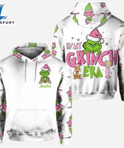 In My Era - Personalized Grinch Christmas Hoodie and Leggings