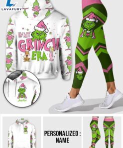 In My Era - Personalized Grinch Christmas Hoodie and Leggings