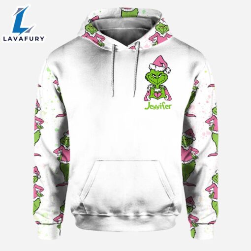 In My Era – Personalized Grinch Christmas Hoodie and Leggings