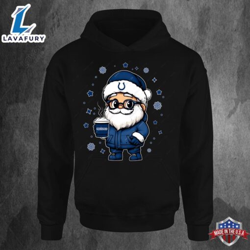 Indianapolis Colts Santa Christmas Football Hoodie