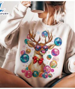 Iridescent Reindeer, Retro Christmas Designs…