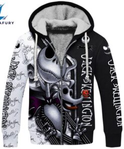 Jack Skellington Graphic Hoodie And Leggings Set