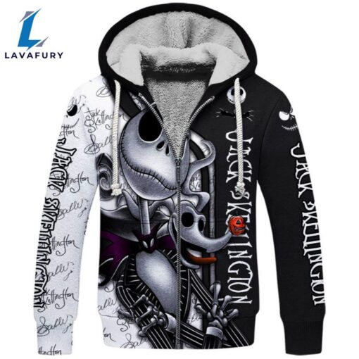 Jack Skellington Graphic Hoodie And Leggings Set