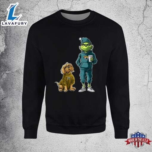 Jacksonville Jaguars Grinch Christmas Football Sweatshirt