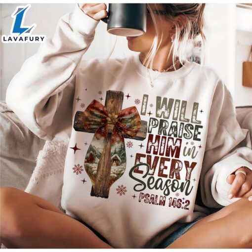 Jesus Christmas Cross, Christmas Bible Sublimation Shirt