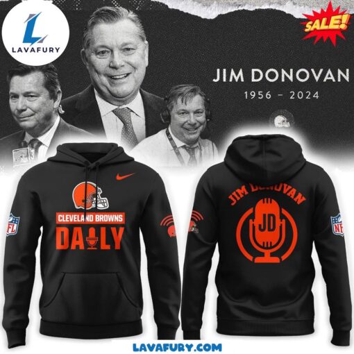 Jim Donovan Radio Announcer Cleveland Browns Football Hoodie Team Donovan