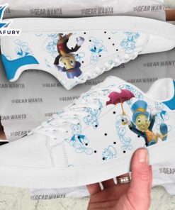 Jiminy Cricket Cartoon Stan Smith Shoes For Kid