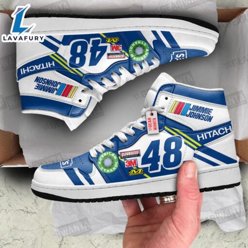 Jimmie Johnson J1 Shoes Custom #48 Sneakers