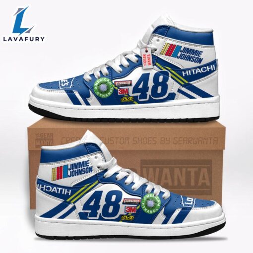 Jimmie Johnson J1 Shoes Custom #48 Sneakers