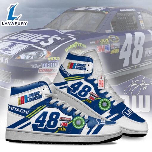 Jimmie Johnson J1 Shoes Custom #48 Sneakers