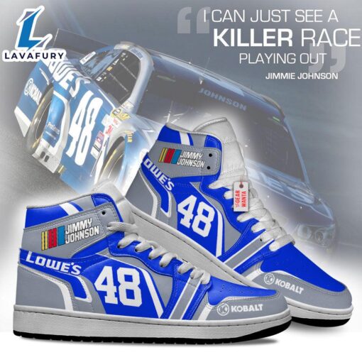 Jimmie Johnson Lowes J1 Shoes Custom Lowe’s #48 Sneakers