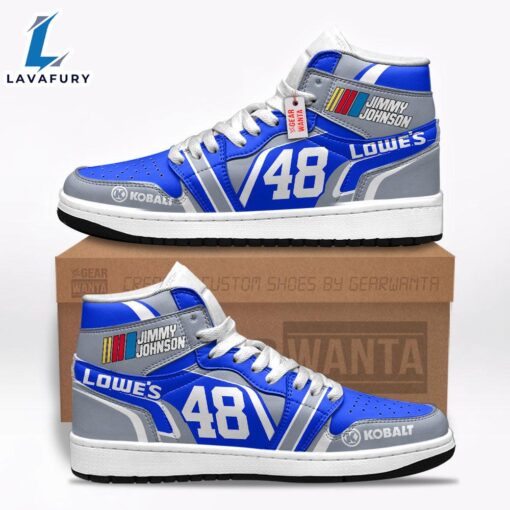 Jimmie Johnson Lowes J1 Shoes Custom Lowe’s #48 Sneakers